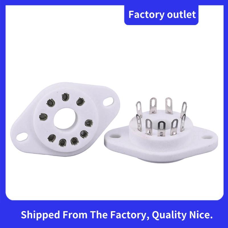 GZC9-P 9Pin ดีบุกชุบหลอด Socket(2PCS) สําหรับ F2a RS1003- Vintage HIFI DIY Audio