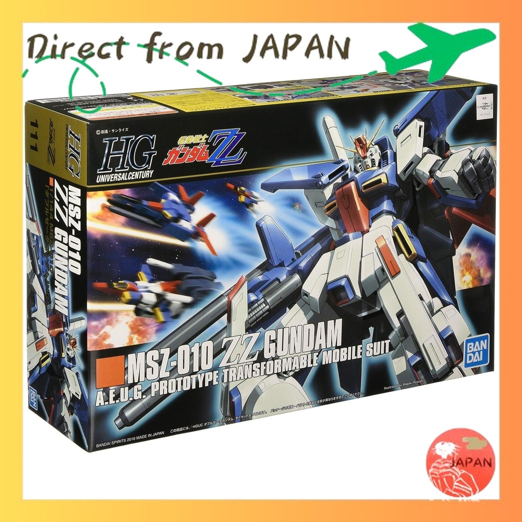 BANDAI SPIRITS HGUC 1144 ZZ Gundam Mobile Suit ZZ GundamThe Happiness Store