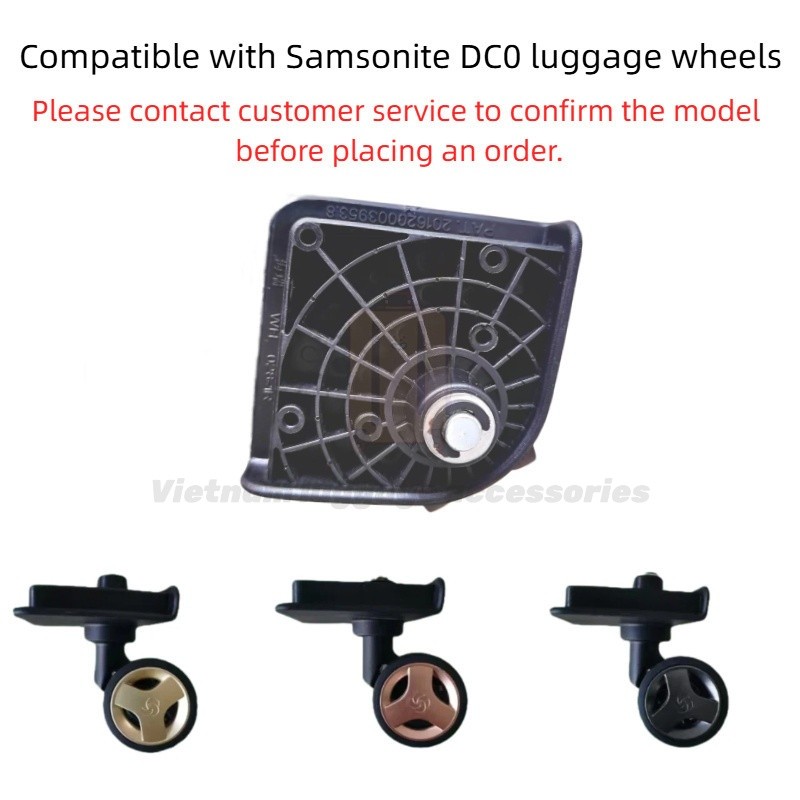 SAMSONITE ล้อเปลี่ยนกระเป๋าเดินทางเข้ากันได้กับ แซมโซไนท์ กระแสตรง0 กระเป๋าเดินทางล้ออะไหล่ซ่อมใบ้สว