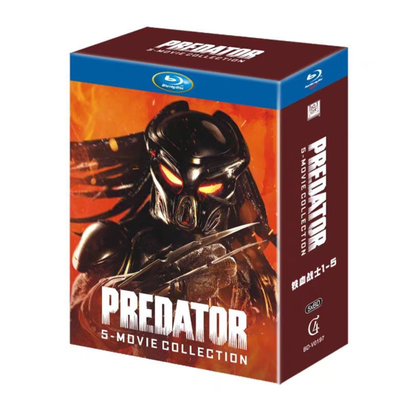Blu-ray Movie Predator 5 Movie Collection Box Set BD25 5 แผ่น C0103