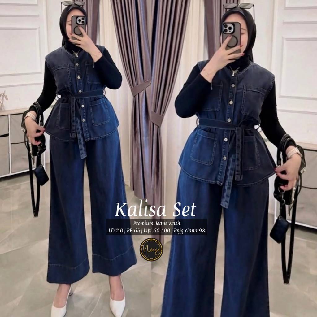 1608 KALISA SET by MeiSa DAILY WEAR ORIGINAL BRAND SOLO