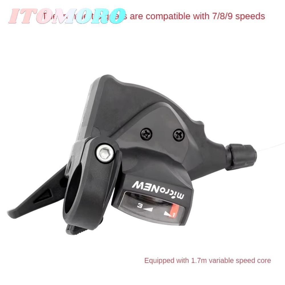 ITOMORO จักรยาน Levers Shifter, ซ้ายขวา Thumb Universal Mountain Bike Shifter, 7/8/9/10/11Speed Shif
