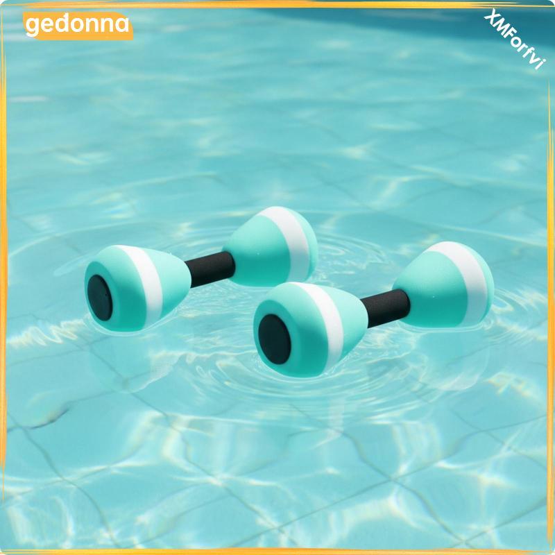 [gedonna] Water Dumbbells EVA Foam Pool Dumbbells Water Exercise สีชมพู ขาว ชมพู