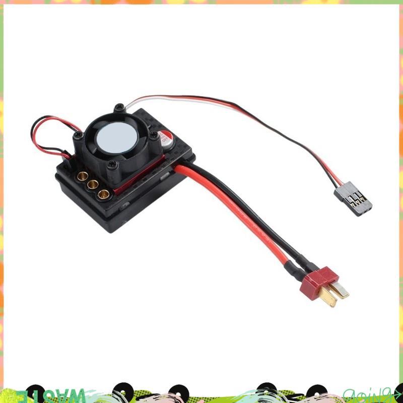 รถ RC อัพเกรด 35A ESC ไร้แปรงถ่านพร้อมพัดลมสําหรับ ?WLtoys? 144010,124017,124016,124007,184016,12400