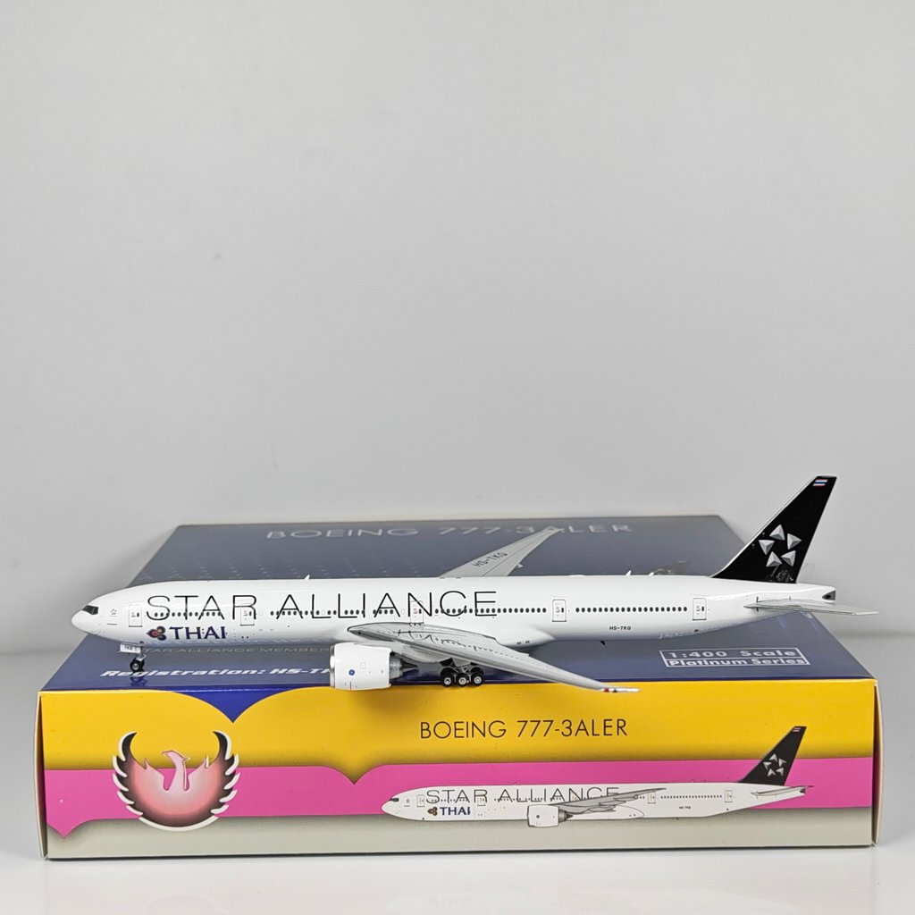 Phoenix 12089 1: 400 Thai Air B777-300ER HS-TKQ โมเดลเครื่องบินโลหะผสม