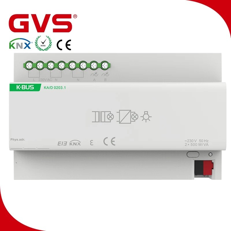 YNMF ที่ขายดีที่สุดโรงงาน GVS KNX K-bus สมาร์ท House ระบบควบคุมแสง KNX Dimmer Actuator Actuator โมดู