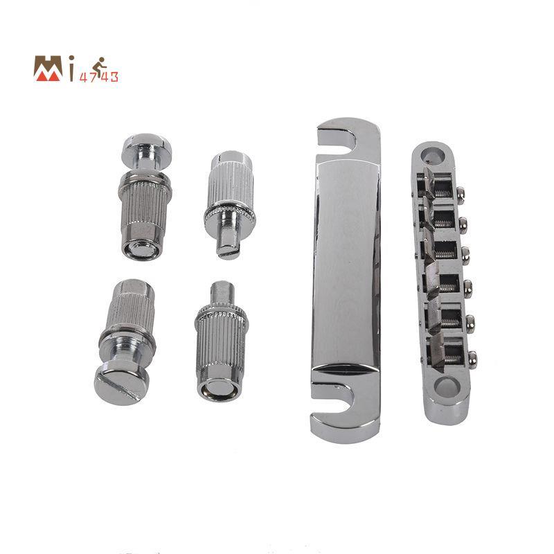 Mi4743iGuitar Tune-O- Bridge Tailpiece Tailtail สําหรับ LP สไตล์ 1 ชุด