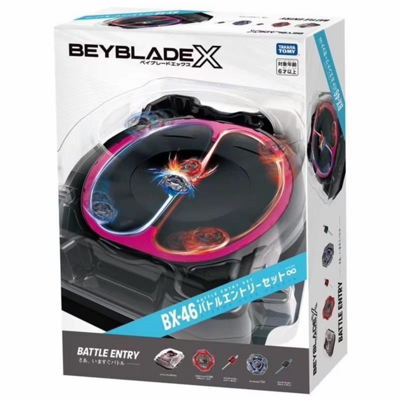 [BEYBLADE] Ready Stock Tomei TOMY BEYBLADE X BEYBLADE BX-46 ชุดรบ Fierce BEYBLADE Battle Disc