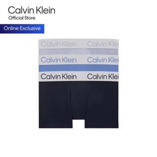 CALVIN KLEIN กางเกงในผู้ชาย Microfiber Stretch Chromatic แพ็ค 3 ชิ้น ทรง Trunk รุ่น NP2741O L0T-สี MultiColor
