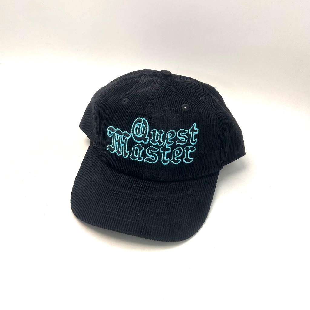 QUEST MASTER < Dream Synthesizer Music > หมวกเบสบอล Corduroy ปักลายหมวก Daddy Hat Style