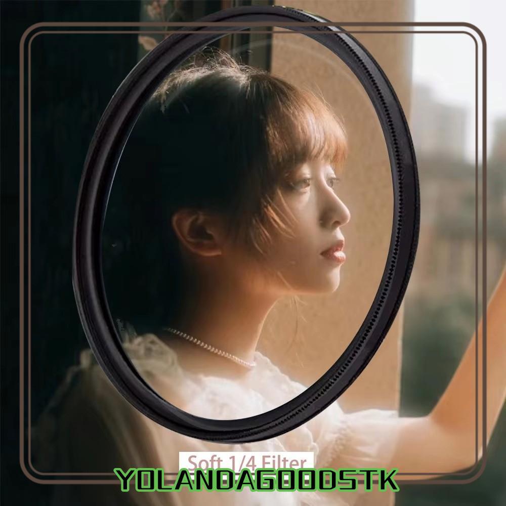 IYOLANDAGOODS1 1/4 White Soft Lens Filter, Ultra Slim Mist Dreamy Soft Filter, 49/52/58/62/67 Mm Fil