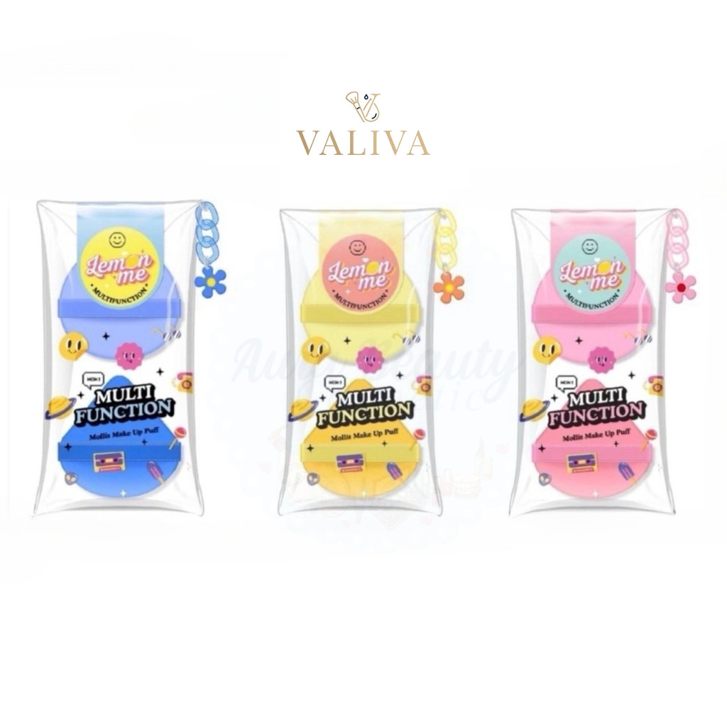 🍋LEMON ME🍋 Make Up Puff Lm1006 (2pcs/pack) พัฟแต่งหน้า ^