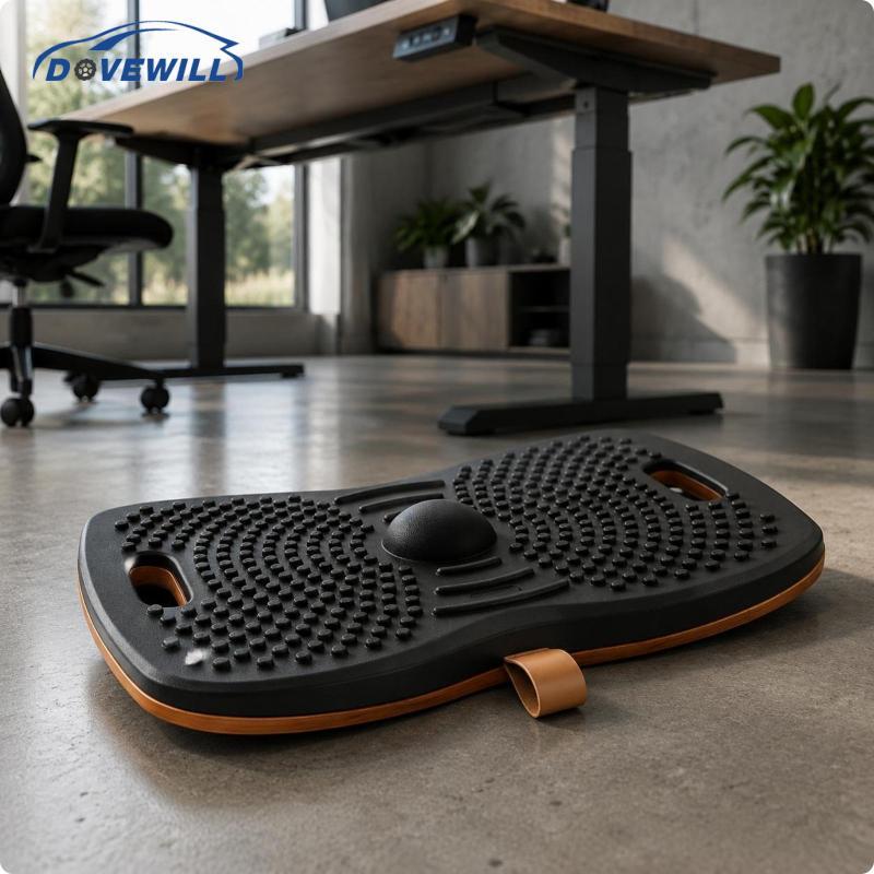 [Dovewill] กระดาน Wobble ไม้แบบพกพา Wobble Balance Board Stain-Resistant Ergonomic