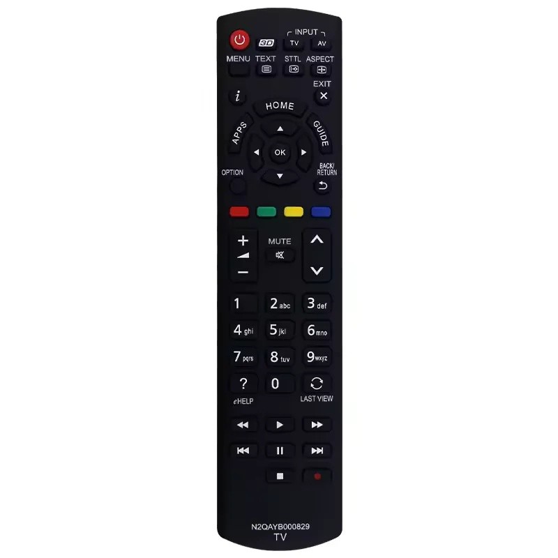N2QAYB000829 เหมาะสําหรับอุปกรณ์เสริมรีโมทคอนโทรลทีวี Panasonic TX-L47ET60Y, TX-L47ET61B, TX-L47ETW6