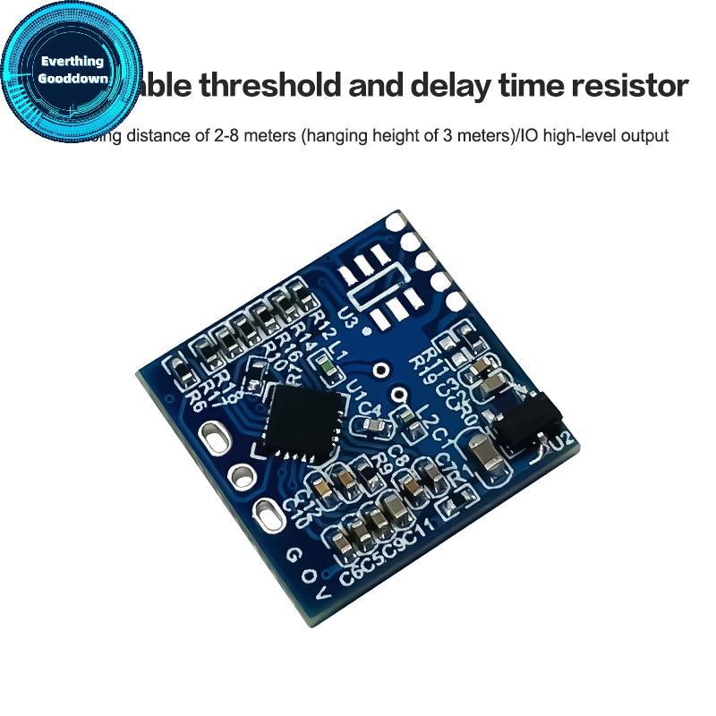 EVERTHING 1/3/5 ชิ้น LD1020 10G ไมโครเวฟ Induction Radar โมดูลอัจฉริยะ Human Perception Sensor สวิตช