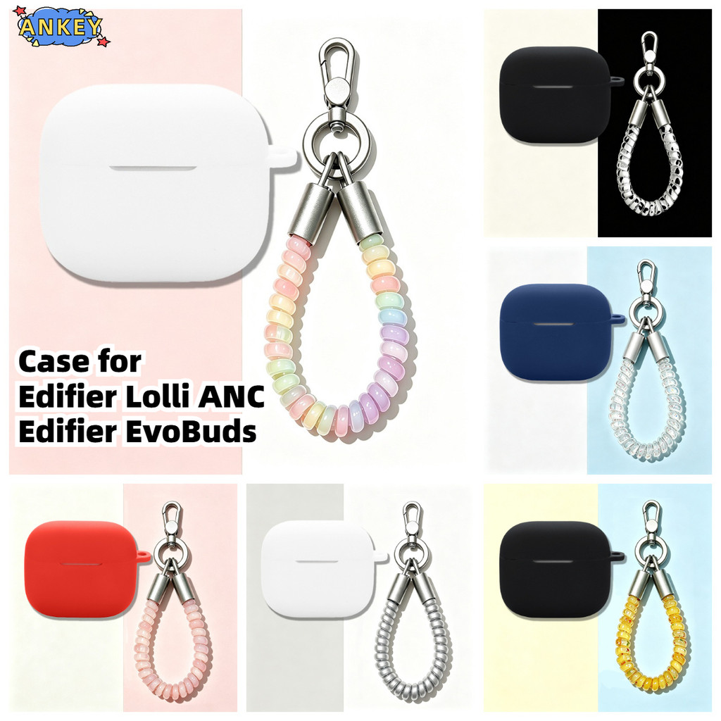 Compatible with Edifier EvoBuds Bluetooth Earphones Silicone Protective Case Edifier Lolli ANC Case 