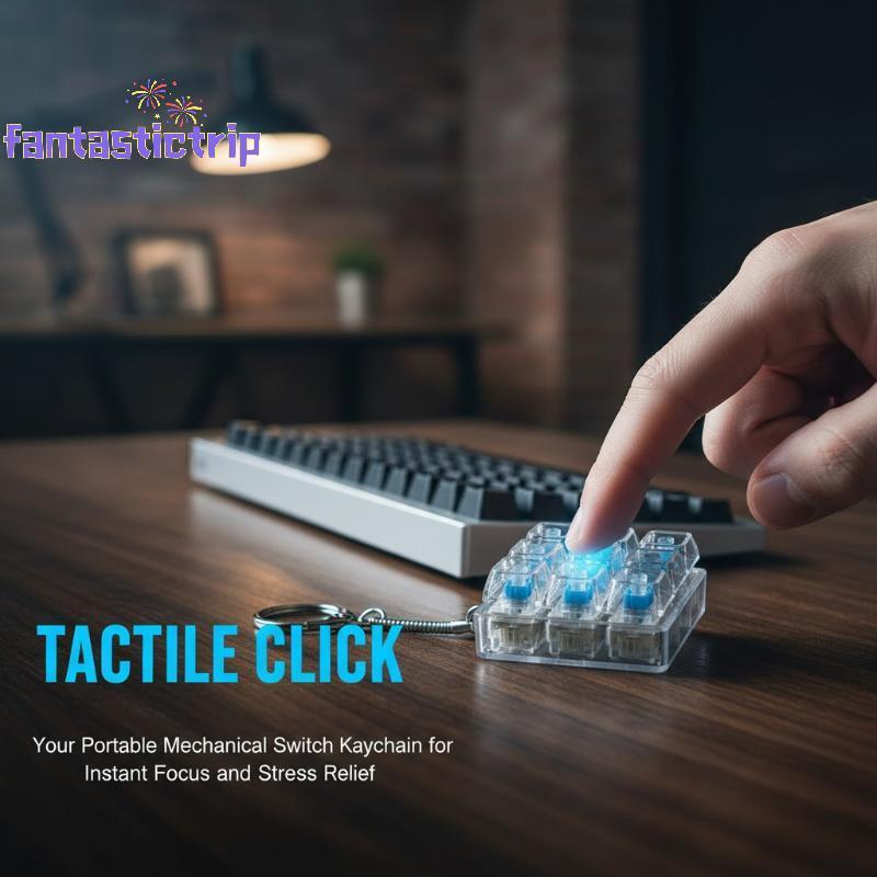 [FantastictripV] 4Key Mechanical Keyboard Axis Tester LED Keycap Sampler Switch Tester ความเครียดบรร
