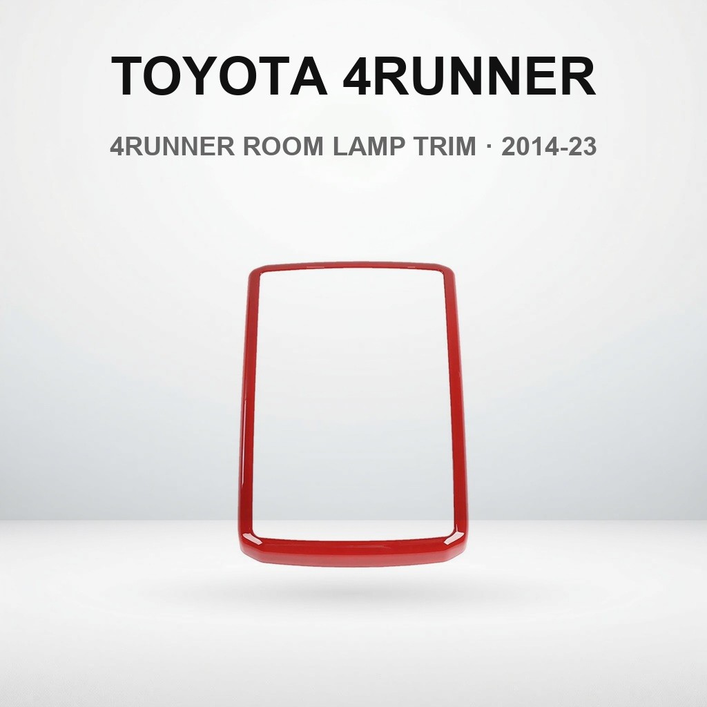 Interior Reading Light Lamp Frame Decoration Panel Cover Sticker for 2014-2023 4Runner SR5 TRD Pro