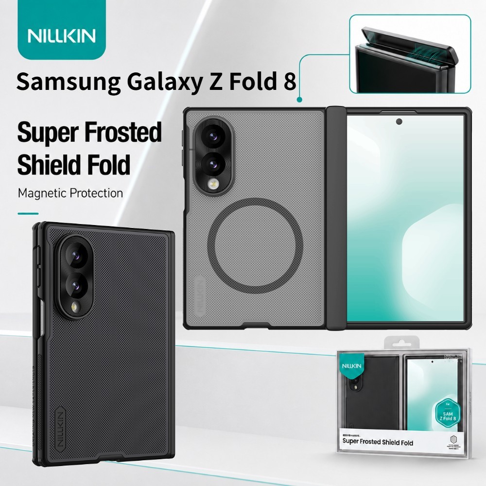 NILLKIN เคสแม่เหล็ก สำหรับ Samsung Galaxy Z Fold 8 Fold8 Without Pen Hinge Protection กันกระแทก CA4019