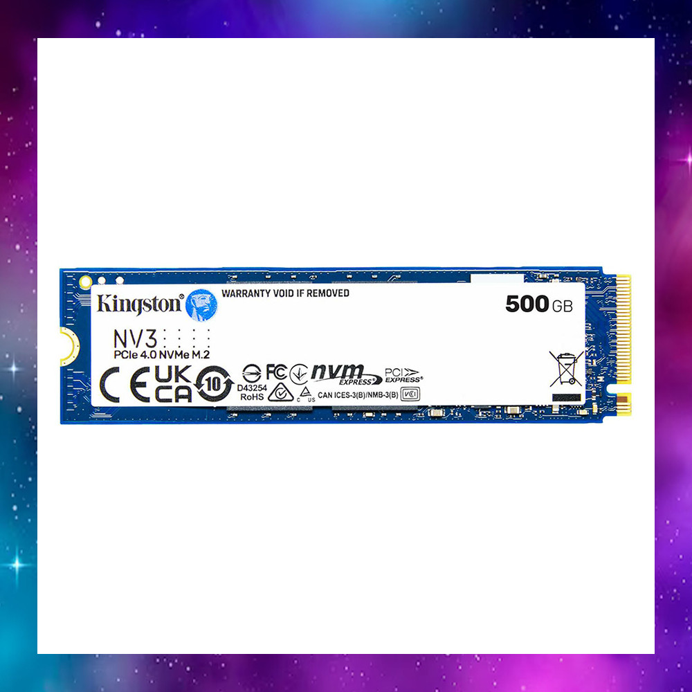 500 GB SSD (เอสเอสดี) KINGSTON NV3 - PCIe 4x4 NVMe M.2 2280 (SNV3S/500G) ใช้งานปกติ
