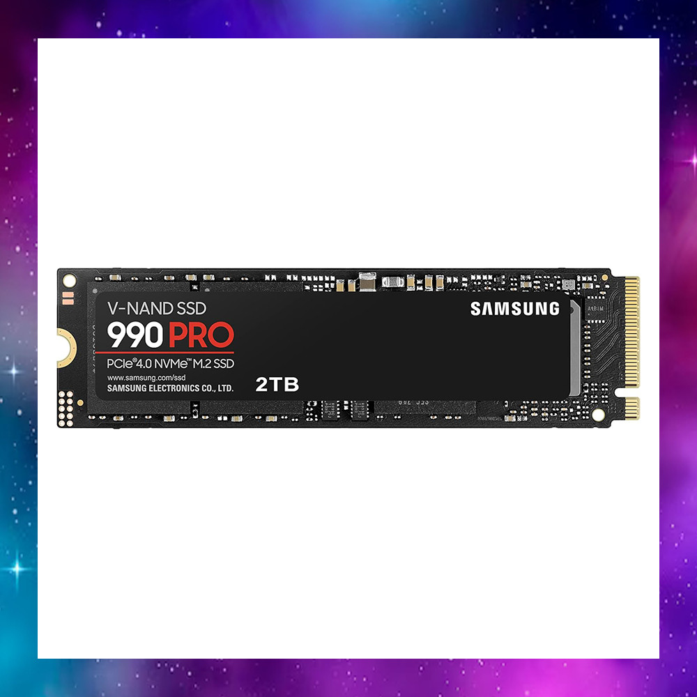 2 TB SSD (เอสเอสดี) SAMSUNG 990 PRO - PCIe 4x4/NVMe M.2 2280 (MZ-V9P2T0BW) ใช้งานปกติ ประกัน2/2030