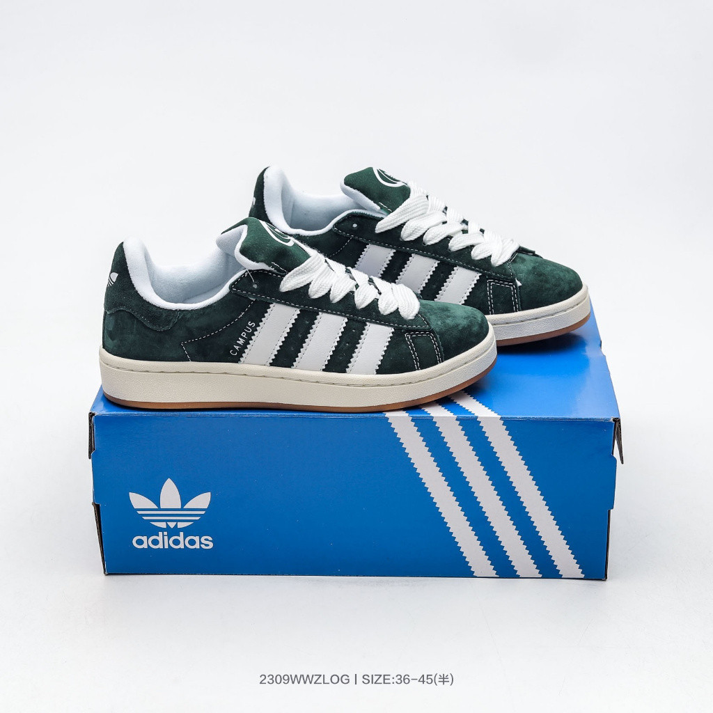 Originals Gazelle Bold HQ8708 Clover Thick Sole Casual Anti slip ทนทาน Low Top Board รองเท้า
