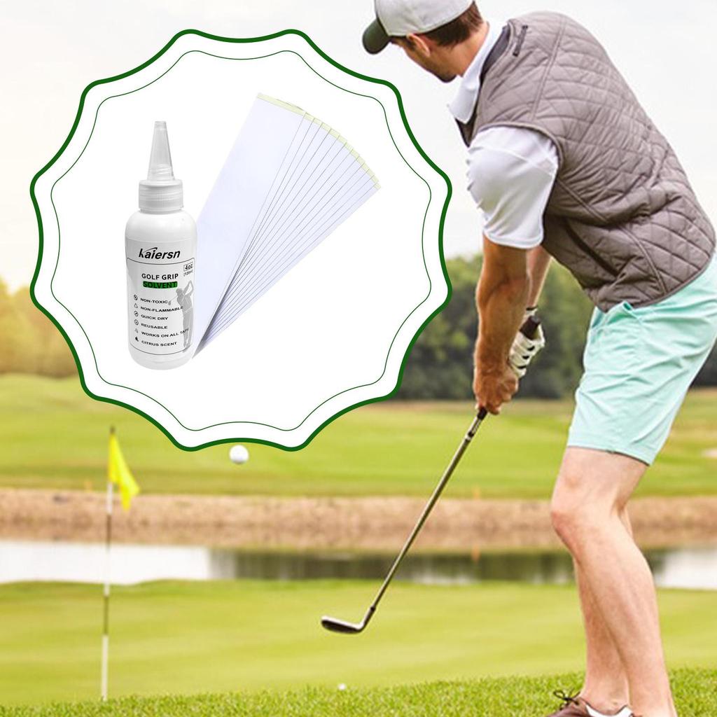 [svzfjuv] Golf Club Grip Solvent Golf Grip Replacement Kit Tapes Solvent อุปกรณ์เสริมเครื่องมือที่มี
