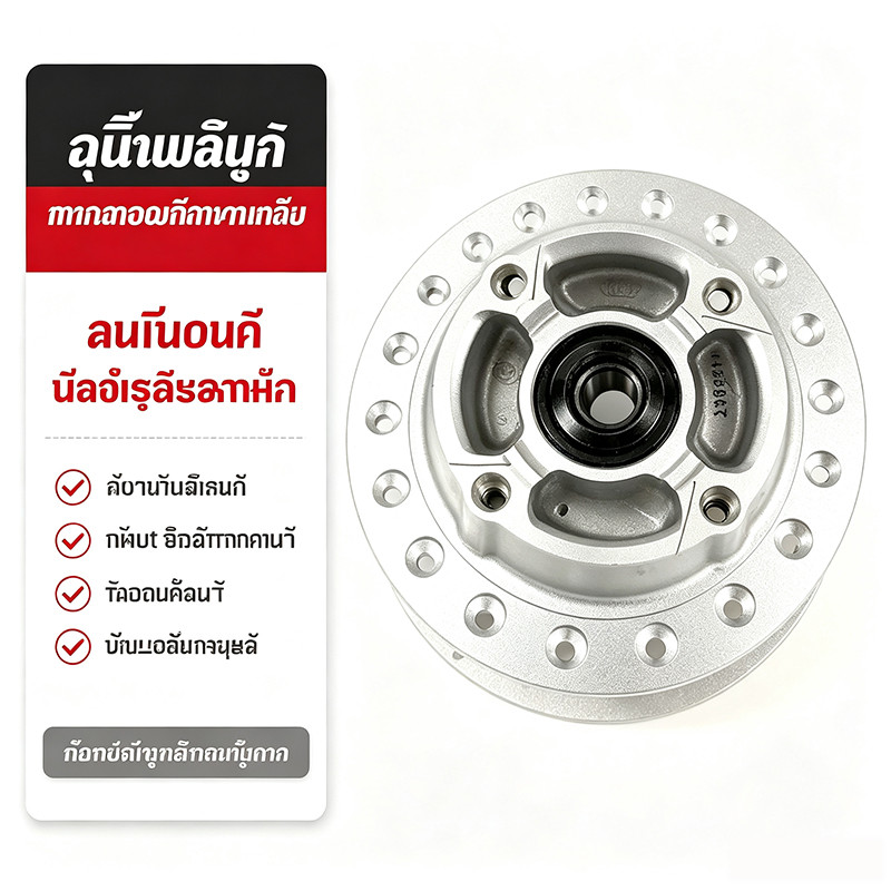 【COD】ดุมหน้า 44635-K03-N40ZB WAVE110i/125i ของแท้100%
