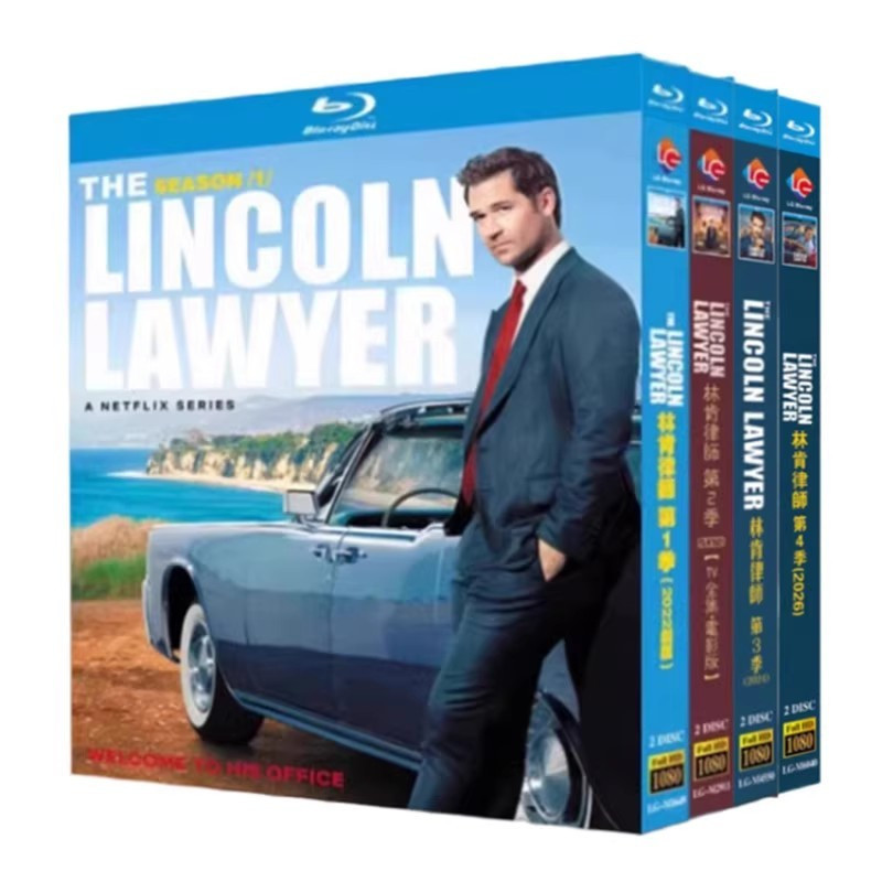 Blu-ray Disc Drama The Lincoln Lawyer Season 1-4(2022-2026) 8BD G01