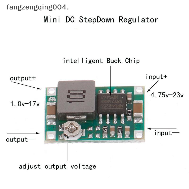 F4TH 3A MINI - STEP DOWN CONVERTER VOLT REGULATOR 5V-23V ถึง 3.3V 6V 9V 12V f4th