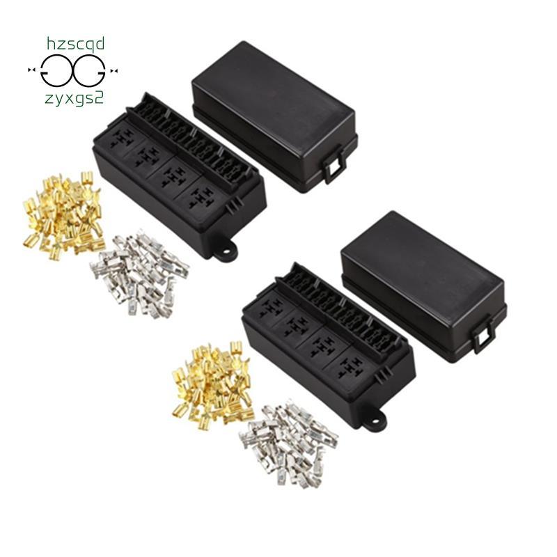 {yueynntht}Fuse Holder Box Spade Terminals Fuse Holder