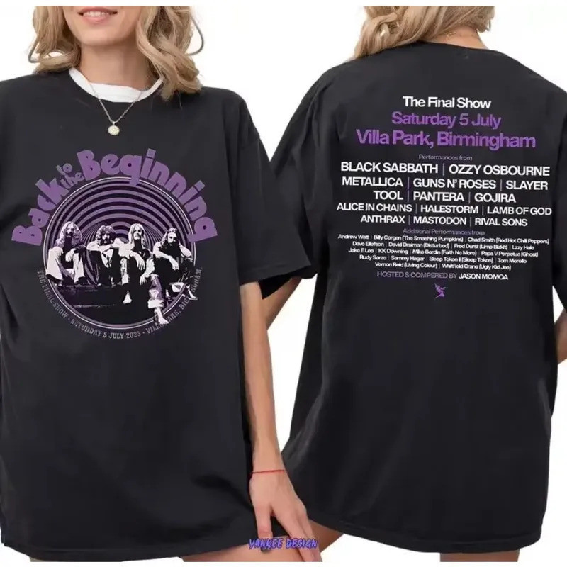 พร้อมส่ง ✅ เสื้อยืด Black Sabbath และ Ozzy Osbourne รุ่น Back To The Beginning Merch Event พร้อมลายไ