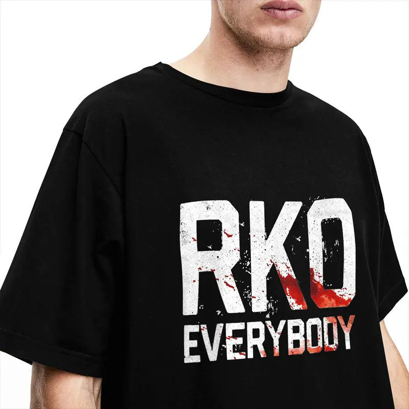[มีสินค้า] เสื้อยืดคอตตอนลาย Randy RKO Everybody Blood สำหรับผู้ใหญ่ เสื้อยืด Y2K ลายตลก คอกลม แฟชั่