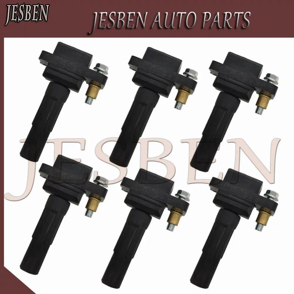 6pcs 22433-AA411 22433-AA441 22433-AA530 22433-AA531 คอยล์จุดระเบิด Fit สําหรับ Subaru LEGACY OUTBAC