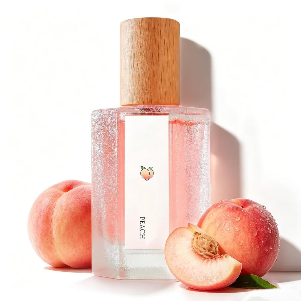 Peach-Peach Pink for Women, Enhanced Fresh Peach Scents, Long-Lasting Perfume Mist Spray for Hair & 