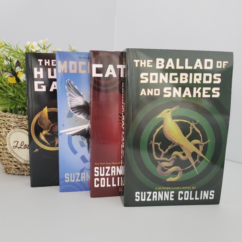 Hunger Games Quartet Hunger Games Trilogy Burning Girl Laughing Bird เวอร์ชันภาษาอังกฤษ 829L9+280026