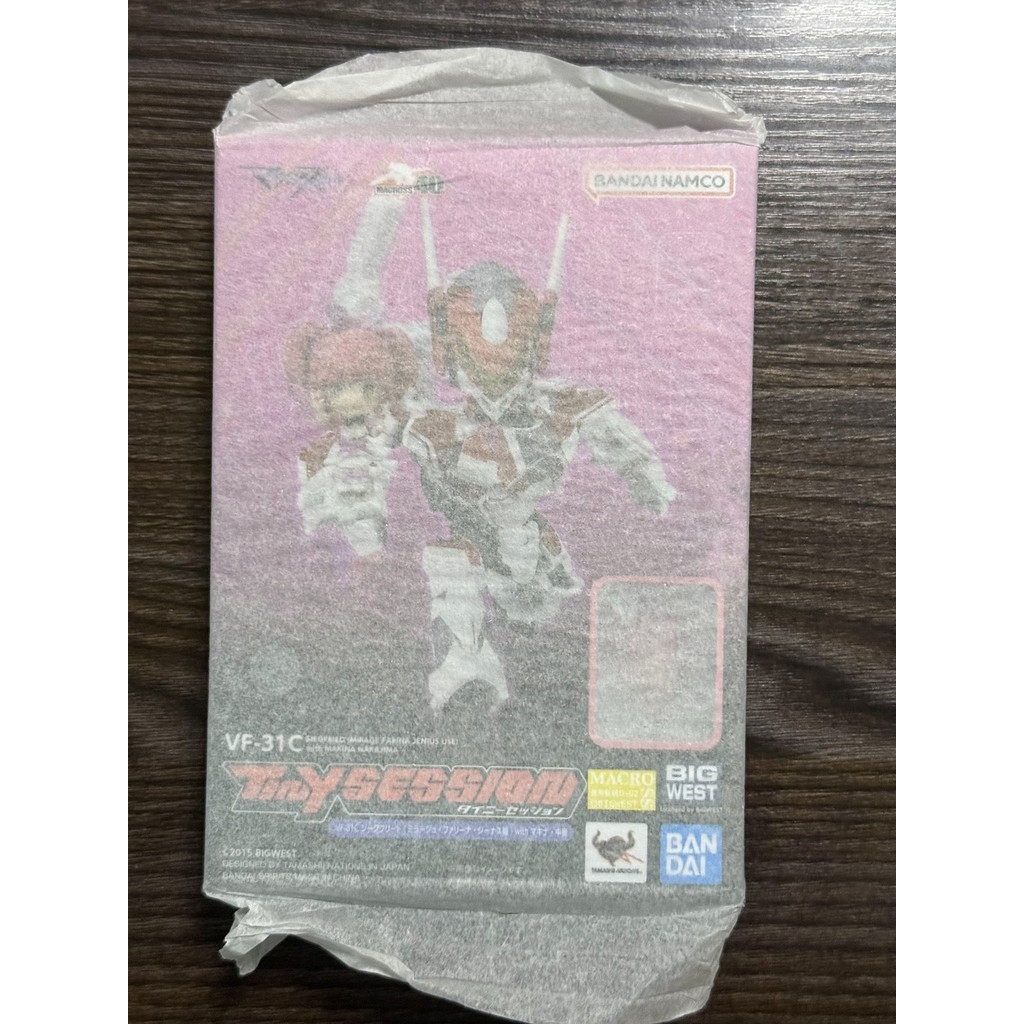 Bandai TINY SESSION Macross VF-31C Macross Miraji Fan แบบสําเร็จรูป