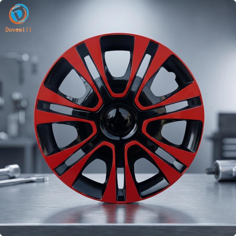 Dovewill 13 นิ้ว Hubcaps ฝาครอบล้อ Multi Opening Spokehub cap 13 นิ้ว Ky Silver
