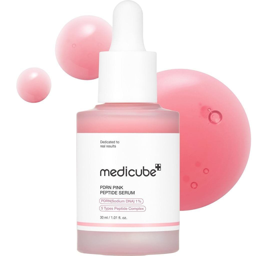 Me medicube PDRN Salmon DNA Pink Peptide Essence |   PinkGlow Peptide และ Niacinamide Serum ใช้สําหร