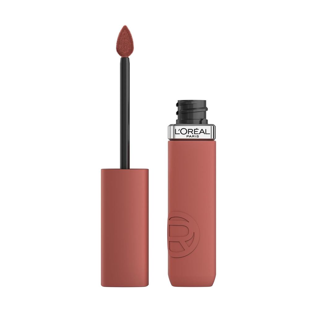 LOreal Paris LOreal Paris Infallible Matte Anti-Liquid Lipstick, สวมใส่สูงสุด 16 ชั่วโมง, คุ้มค่าปาน