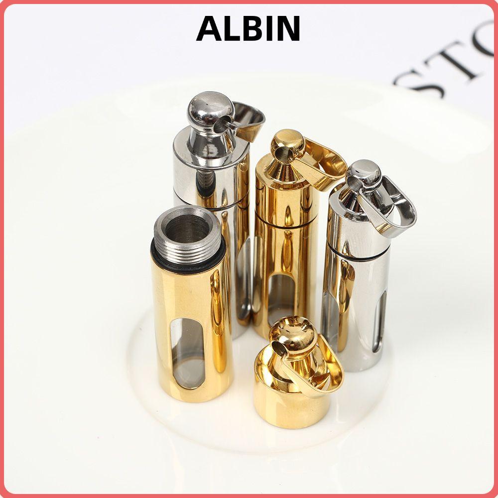 ALBIN น้ําหอม Vial จี้ Unisex Memorial DIY สร้อยคอ