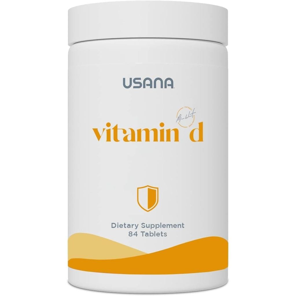 USANA-Vitamin D ความเข้มสูงสุด 2,000IU อาหารเสริม-84 เม็ด 4ING