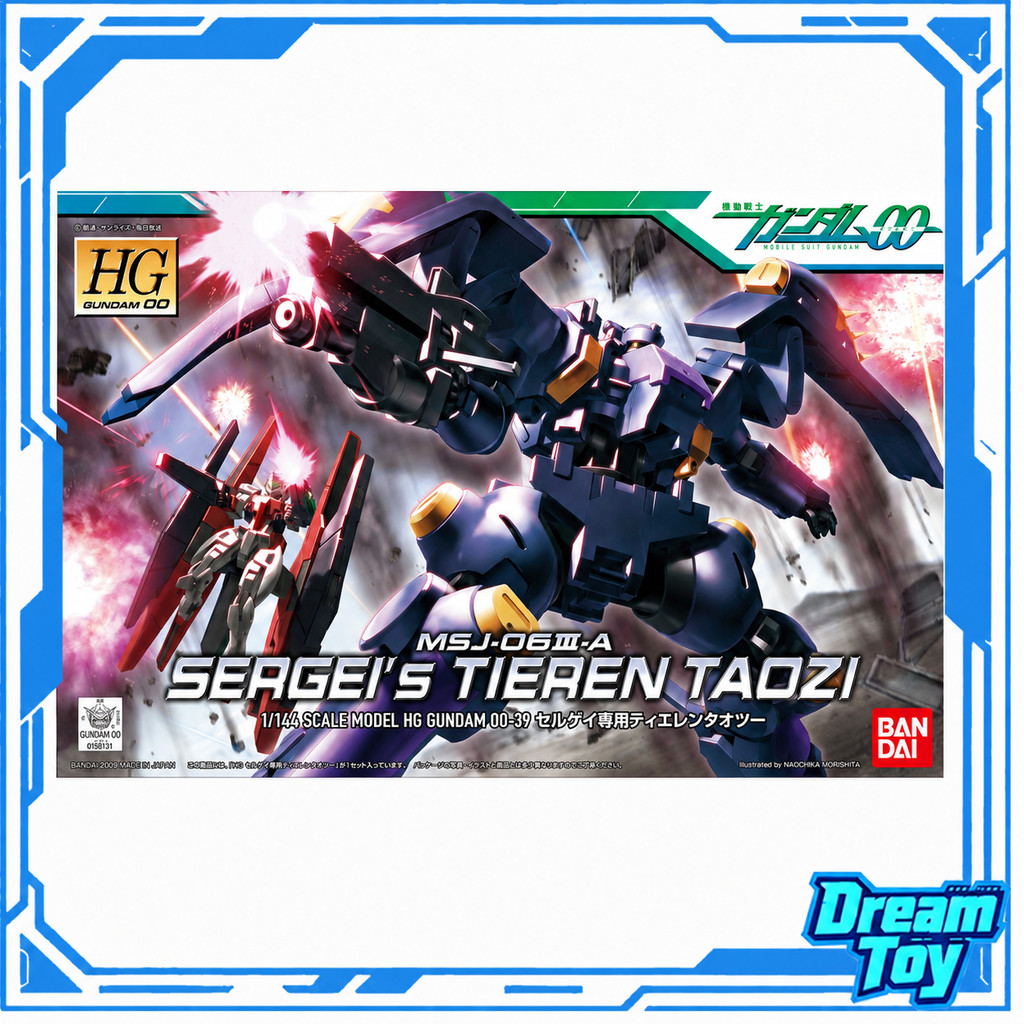 Bandai HG 1/144 Sergiis Tieren Taozi MSJ‐06II‐A Gundam 00 ชุดโมเดลพลาสติก HG00‐39