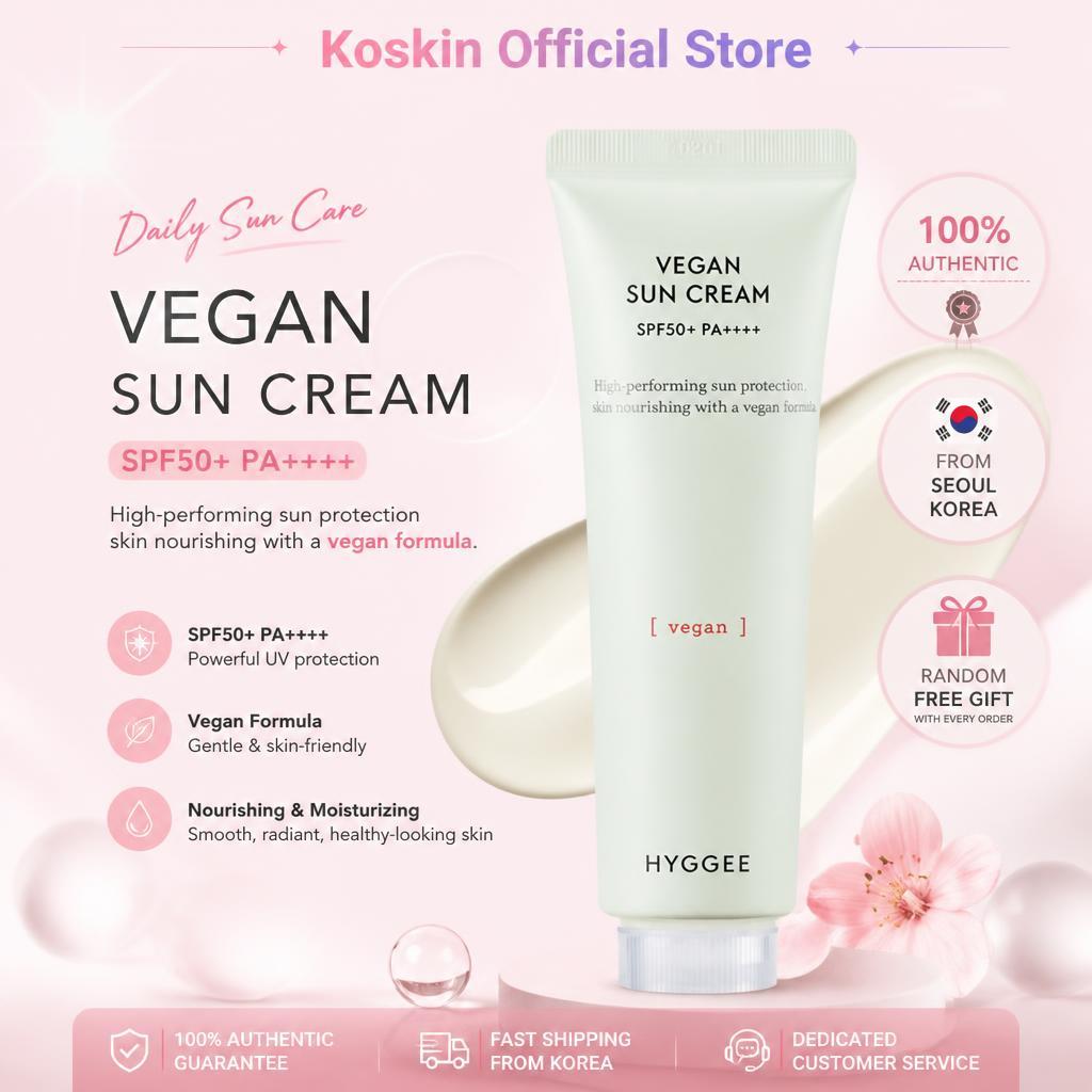 HUXLEY Vegan Sun Cream SPF50+ PA++++ 50ml สกินแคร์เกาหลี Daily Beauty Care K Beauty Essential ส่งจาก