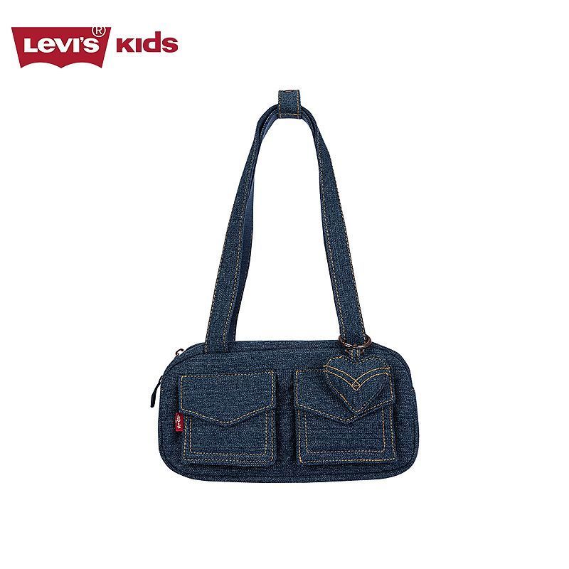 Levis Levis Levis Denim Bag กระเป๋าสะพาย Messenger Bag Girl Underarm Bag กระเป๋ากล้อง Commuter Stude