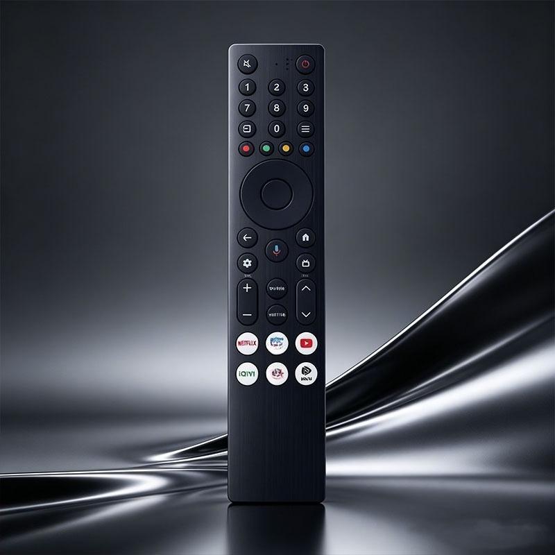 รีโมทสมาร์ททีวี 2025 55Q6C Google TV 4K UHD QLED ยี่ห้อ TCL รหัสรุ่น RC833A FMB3 ใช้ได้กับเสียงรุ่น 