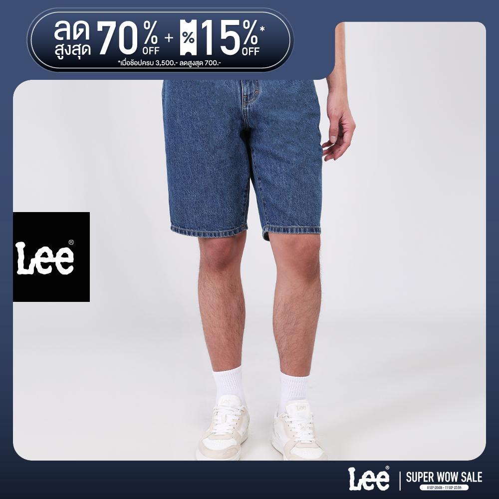 LEE กางเกงยีนส์ขาสั้นผู้ชาย รุ่น LE S626MSHOF12 สียีนส์อ่อน