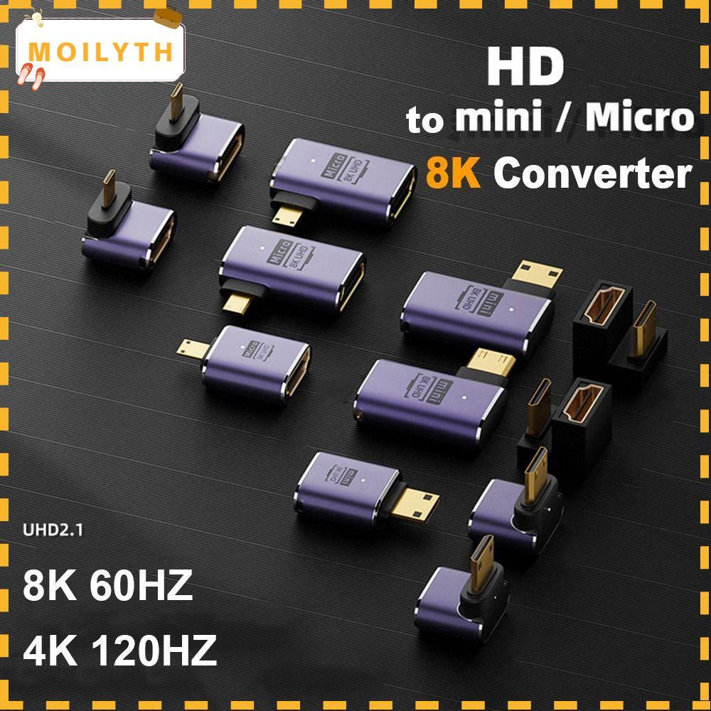 MOILYTH Converter Monitor Projector HD 2.1 UHD 8K 60HZ