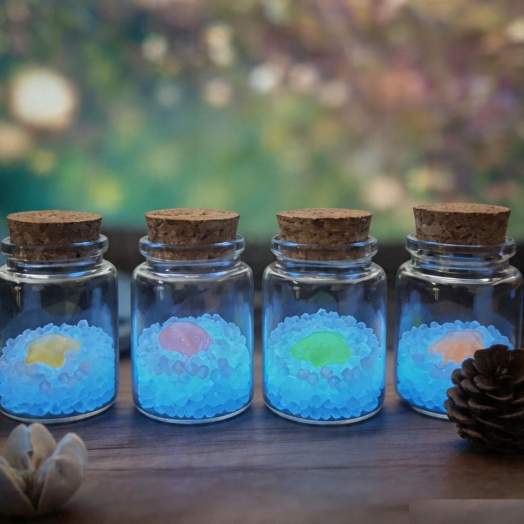 Luminous Lucky Bottle Star Wishing Glass Bottle Star Wishing Bottle ขวดแก้วส่องสว่าง20260908
