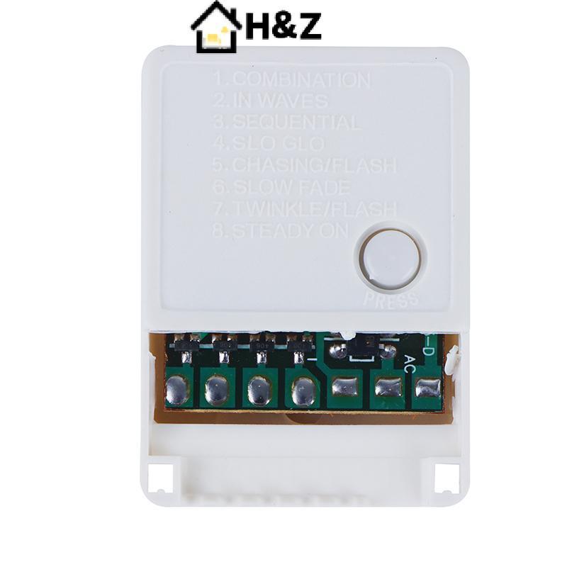H & Z LED String 8 โหมดไฟ Twinkle CE-04 Dimmer ยืดหยุ่น Strip ริบบิ้นแสง Replica สวิทช์ปรับลูกบิด Co